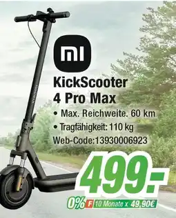 Expert Xiaomi kickscooter 4 pro max Angebot