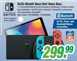 Expert Nintendo oled-modell neon rot/ neon blau Angebot