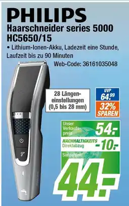 Expert Philips haarschneider series 5000 hc5650/15 Angebot