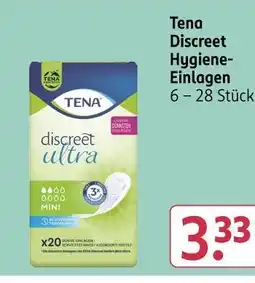 Rossmann Tena discreet hygiene-einlagen Angebot