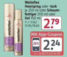 Rossmann Wellaflex haarspray oder -lack Angebot