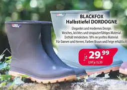 Kiebitzmarkt Blackfox halbstiefel dordogne Angebot