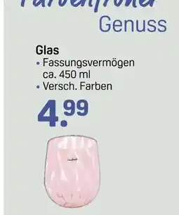 Rossmann Glas Angebot