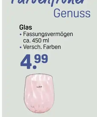 Rossmann Glas Angebot