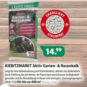 Kiebitzmarkt Kiebitzmarkt aktiv garten- & rasenkalk Angebot