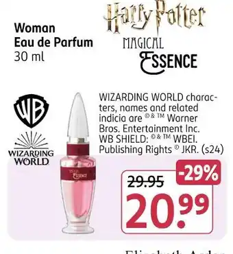 Rossmann Harry potter woman eau de parfum Angebot