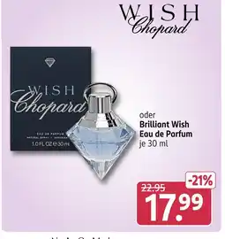 Rossmann Wish chopard oder brilliant eau de parfum Angebot