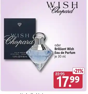 Rossmann Wish chopard oder brilliant eau de parfum Angebot