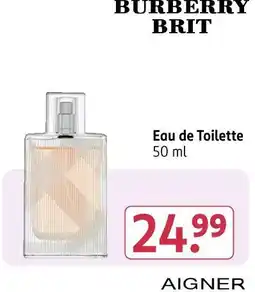 Rossmann Burberry brit eau de toilette Angebot