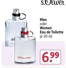 Rossmann S.oliver men oder women Angebot