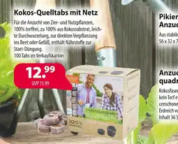 Kiebitzmarkt Siena garden kokos-quelltabs mit netz Angebot