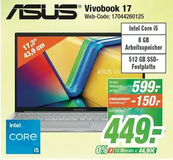 Expert Asus vivobook 17 Angebot