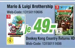 Expert Mario & luigi brothership oder donkey kong country returns hd Angebot