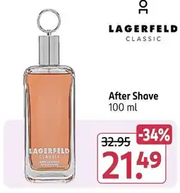 Rossmann Lagerfeld after shave Angebot