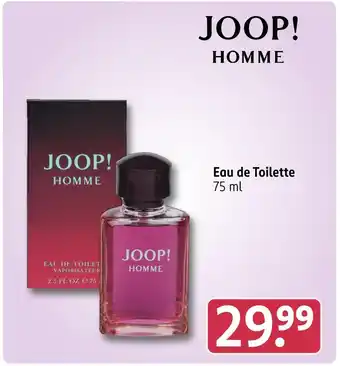 Rossmann Joop! homme eau de toilette Angebot