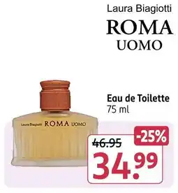 Rossmann Laura biagiotti roma uomo eau de toilette Angebot