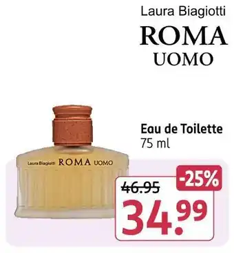 Rossmann Laura biagiotti roma uomo eau de toilette Angebot