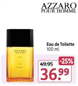 Rossmann Azzaro pour homme eau de toilette Angebot