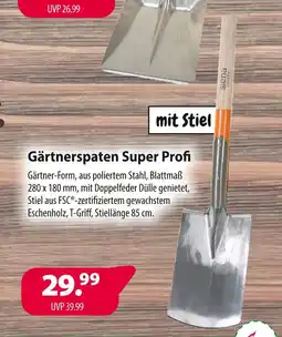 Kiebitzmarkt Gärtnerspaten super profi Angebot