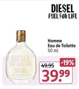 Rossmann Diesel fuel for life homme eau de toilette Angebot