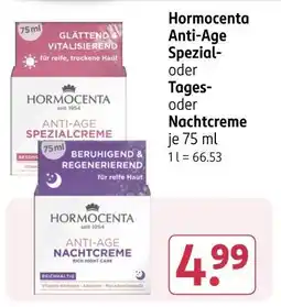 Rossmann Hormocenta anti-age spezial- oder tages- oder nachtcreme Angebot