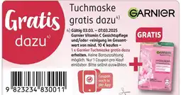 Rossmann Garnier tuchmaske gratis dazu Angebot