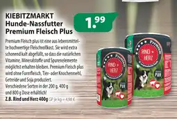 Kiebitzmarkt Kiebitzmarkt hunde-nassfutter premium fleisch plus Angebot