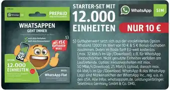 Rossmann Whatsapp starter-set Angebot