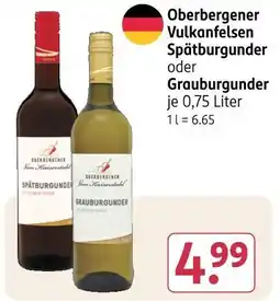 Rossmann Oberbergener vulkanfelsen spätburgunder oder grauburgunder Angebot