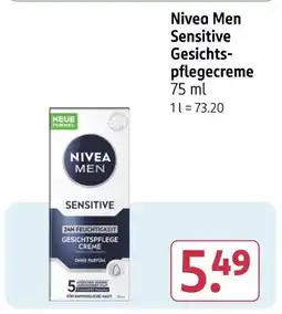 Rossmann Nivea men sensitive gesichtspflegecreme Angebot