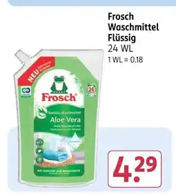 Rossmann Frosch waschmittel flüssig Angebot