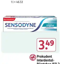 Rossmann Sensodyne zahncreme multicare Angebot