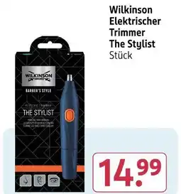 Rossmann Wilkinson elektrischer trimmer the stylist Angebot