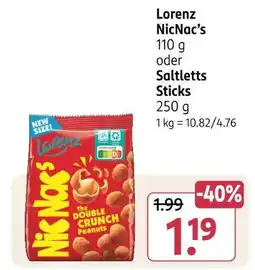 Rossmann Lorenz nicnac’s oder saltletts sticks Angebot