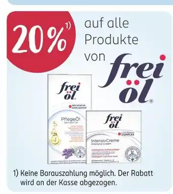 Rossmann Frei öl 20% rabatt Angebot