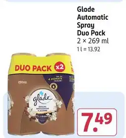 Rossmann Glade automatic spray duo pack Angebot