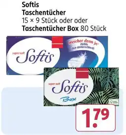 Rossmann Softis taschentücher oder taschentücher box Angebot