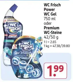 Rossmann Wc frisch power wc gel oder premium wc-steine Angebot