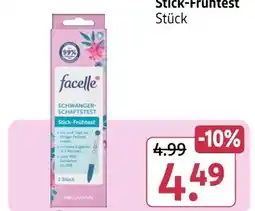 Rossmann Facelle stick-frühtest Angebot