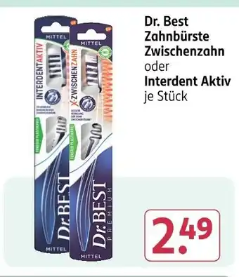 Rossmann Dr. best zahnbürste zwischenzahn oder interdent aktiv Angebot