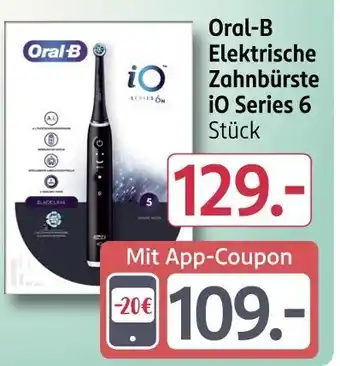 Rossmann Oral-b elektrische zahnbürste io series 6 Angebot