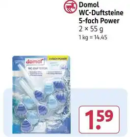 Rossmann Domol wc-duftsteine 5-fach power Angebot