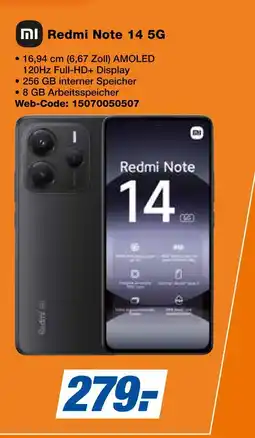 Expert Xiaomi redmi note 14 5g Angebot