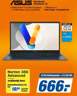 Expert Asus notebook vivobook 15 Angebot