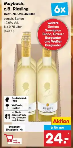 Netto Marken-Discount Maybach riesling Angebot