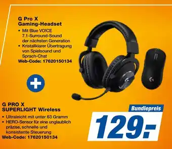 Expert G pro x gaming-headset + superlight wireless Angebot