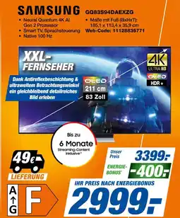 Expert Samsung xxl-fernseher Angebot