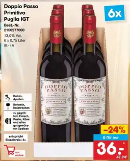 Netto Marken-Discount Doppio passo primitivo puglia igt Angebot