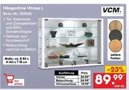 Netto Marken-Discount Vcm hängevitrine vitrosa l Angebot