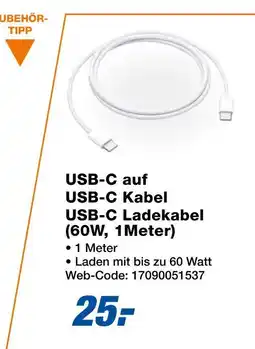 Expert Usb-c auf usb-c kabel usb-c ladekabel (60w, 1meter) Angebot